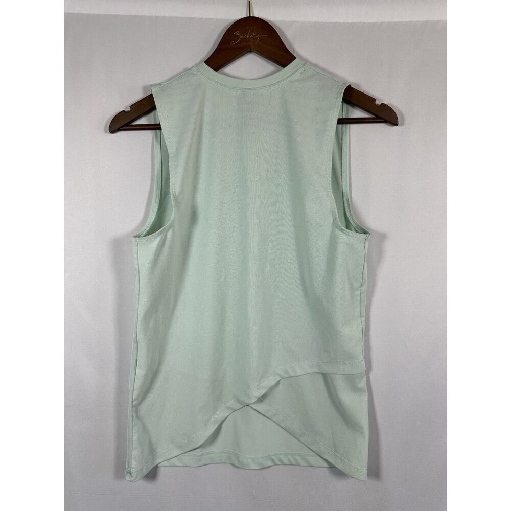 Nike Pro Intertwist Muscle Tank Top Women's Medium Green Tulip Back Train - Picture 3 of 8